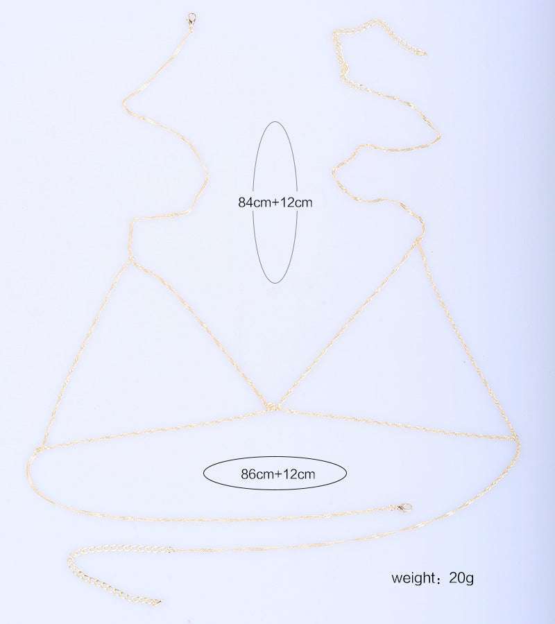 Fashion Simple Jewelry Retro Bikini Chain
